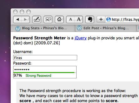Password Strength Meter